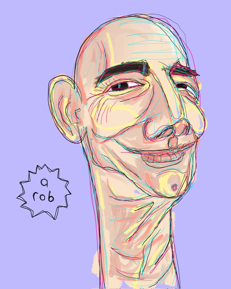 robisreallygood's tweet image. Hey, look! It's everyone's favourite librarian, Jeff Bezos! love rob❤️

#lowbrow #lowbrowart #popsurrealism #jeffbezos #amazon #digitalart #illustration #naiveart #celebrityportrait #prime
