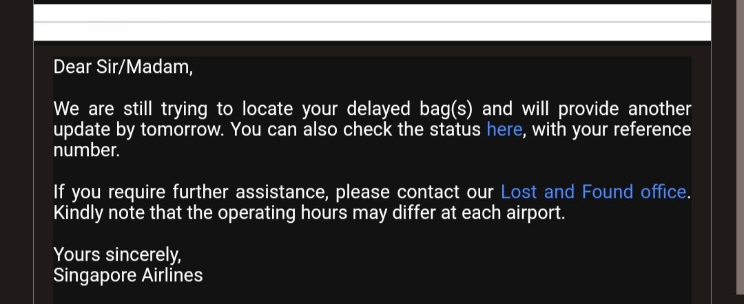 petruses's tweet photo. @jamalismcast @GeneralSonCast @SingaporeAir Following up on this thread. The email that I received doesn't look very promising :( https://t.co/F8WeeX3ogZ
