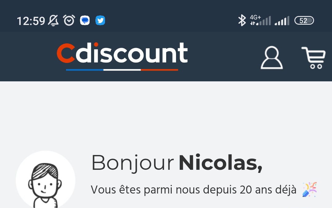 NicolasPierre78's tweet photo. @Cdiscount 20 ans déjà, noces de porcelaine 😂 https://t.co/PANAoRpOZD