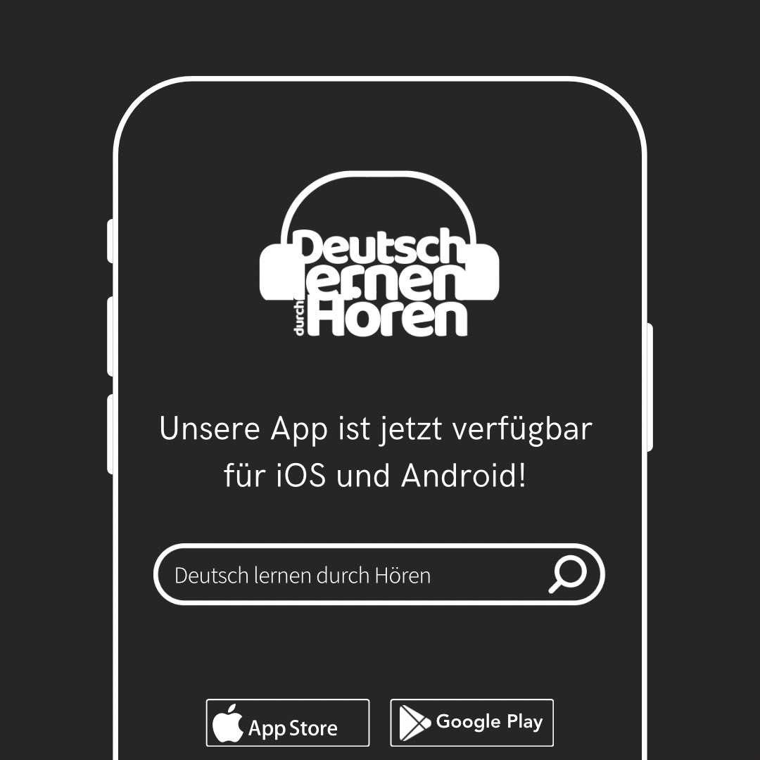 DE_DldH's tweet photo. Unsere App ist verfügbar für IOS und Android!
𝗜𝗢𝗦 ► https://t.co/5oJa4AeToZ
𝗔𝗡𝗗𝗥𝗢𝗜𝗗 ► https://t.co/YPRr0NQBlZ
#einfachdeutschlernencom #dldh #deutschlernendurchhören #deutschlernendurchhörencom
#IOS_DldH
#ANDROID_DldH
#appDldH
#App_DeutschlernendurchHören https://t.co/6lMwRC2H6p