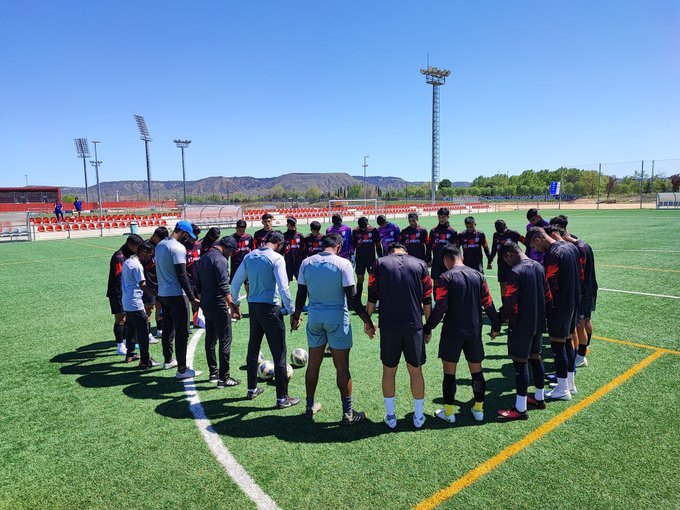 shubham360mind's tweet photo. ๐ดIndia U-17 Men's National Team begin their Spanish tour with a friendly match against Atletico de Madrid U-17s tonight at Alcala De Henares, Madrid - 9:30 PM IST. #BackTheBlue #INDvATL #indianfootball https://t.co/KxbGZYyWT4