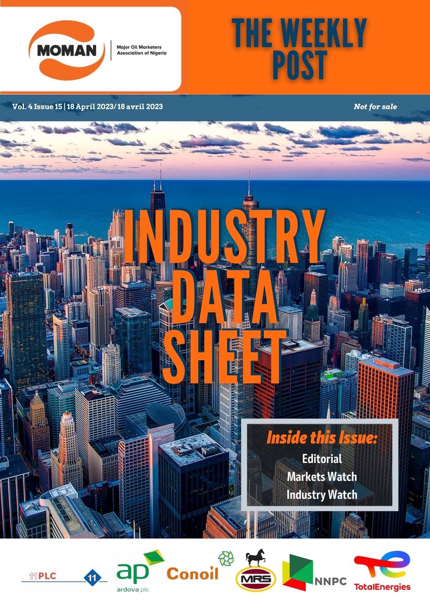 meman_info's tweet image. Industry Data Sheet - The Weekly Post
#MOMAN
#BetterTogether
#TheWeeklyPost
#datasheet
#petroleumindustry
#Nigeria