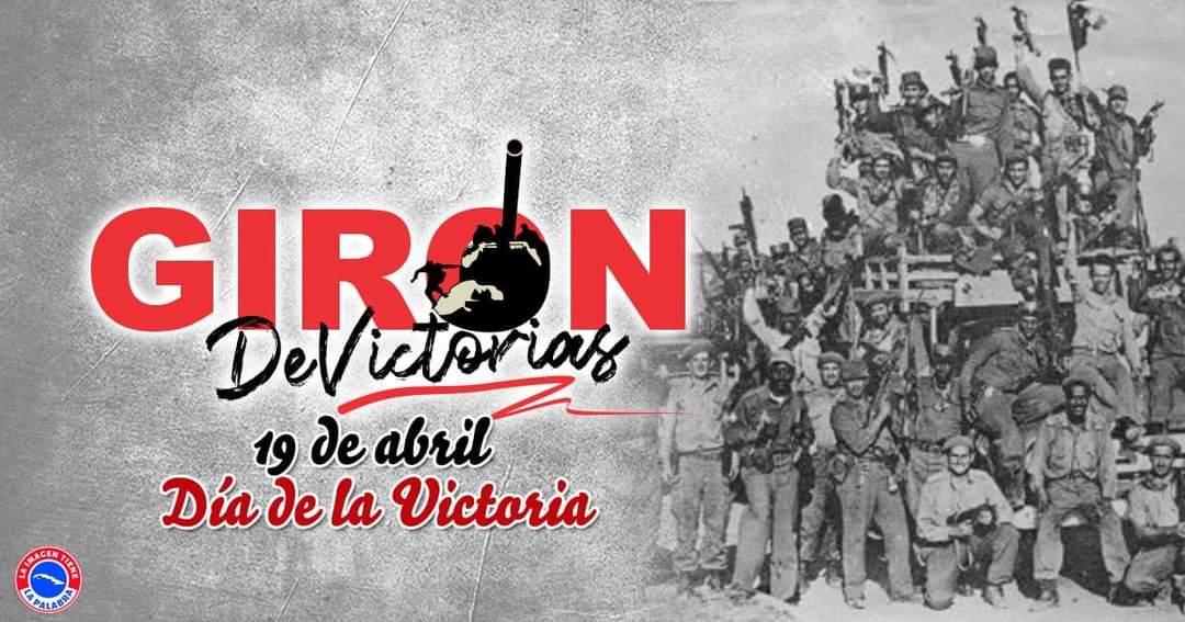 La victoria de #PlayaGirón ha pasado a la historia como la primera gran derrota del imperialismo Yanqui ,#SomosCuba🇨🇺 #TenemosMemoria #CubaViveEnSuHistoria 
#BMCGuineaBissau 
<a href="/cubaengb/">Embajada de Cuba en Guinea Bissau</a>
<a href="/ArgudinMilagros/">Dra. Milagros Valdespino Argudin</a>