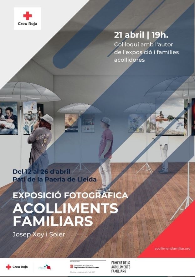 CreuRojaLleida's tweet photo. 🚩Divendres, 21/4 a les 19 hores, xerrada-col·loqui sobre "Acolliments Familiars" al Pati de la @paerialleida . Hi participarà l'autor de l'exposició #JosepXoy i famílies acollidores que explicaran la seva experiència @IntressOrg @creurojacat #acolliments https://t.co/MB9NqCVRr0