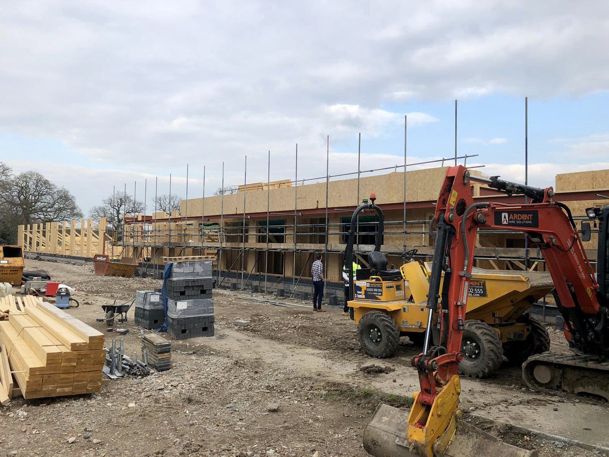 PeterMarsh_PMC's tweet image. Latest progress photos from @moposwall for our Independence and Foundation Learning hub @brockcollege designed by @Re_Format and being built by @Asciaconstruct funded by @educationgovuk and @hantsconnect #creatingspaces