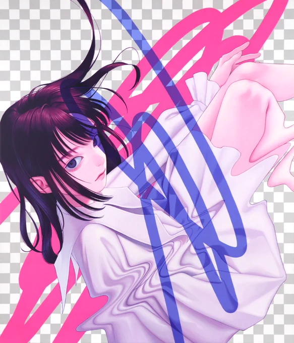キャンバスにアクリル #アナログ絵 