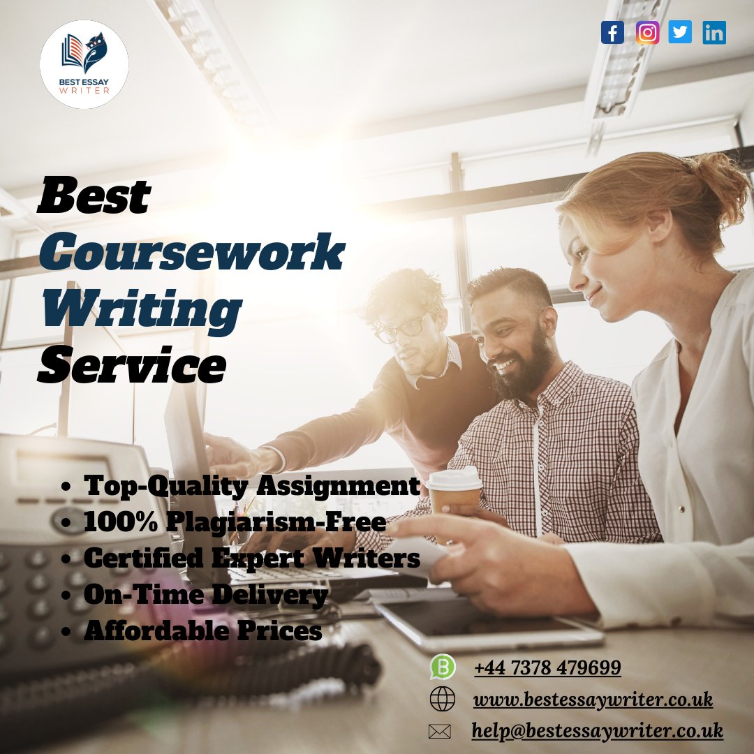 BestEssayWrit13's tweet image. Be confident! Because you choose our Coursework Writing Help Services. We prefer that you choose your assignment before the deadline. We firmly uphold our promises and never compromise on quality.

#courseworkassignmentwritinghelp #onlinecourseworkassignmentwritinghelp