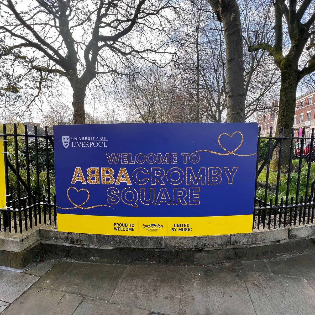 LivUni's tweet photo. We’re Eurovision ready! 🤩#LivUniEurovision

Over the next few weeks we’ll be celebrating music and culture with #TeamLivUni, starting with a 'United By Music' festival on ABBAcromby Square next week! 

See what's on here: https://t.co/89xq4Tk7sr https://t.co/jV9JqpTiah