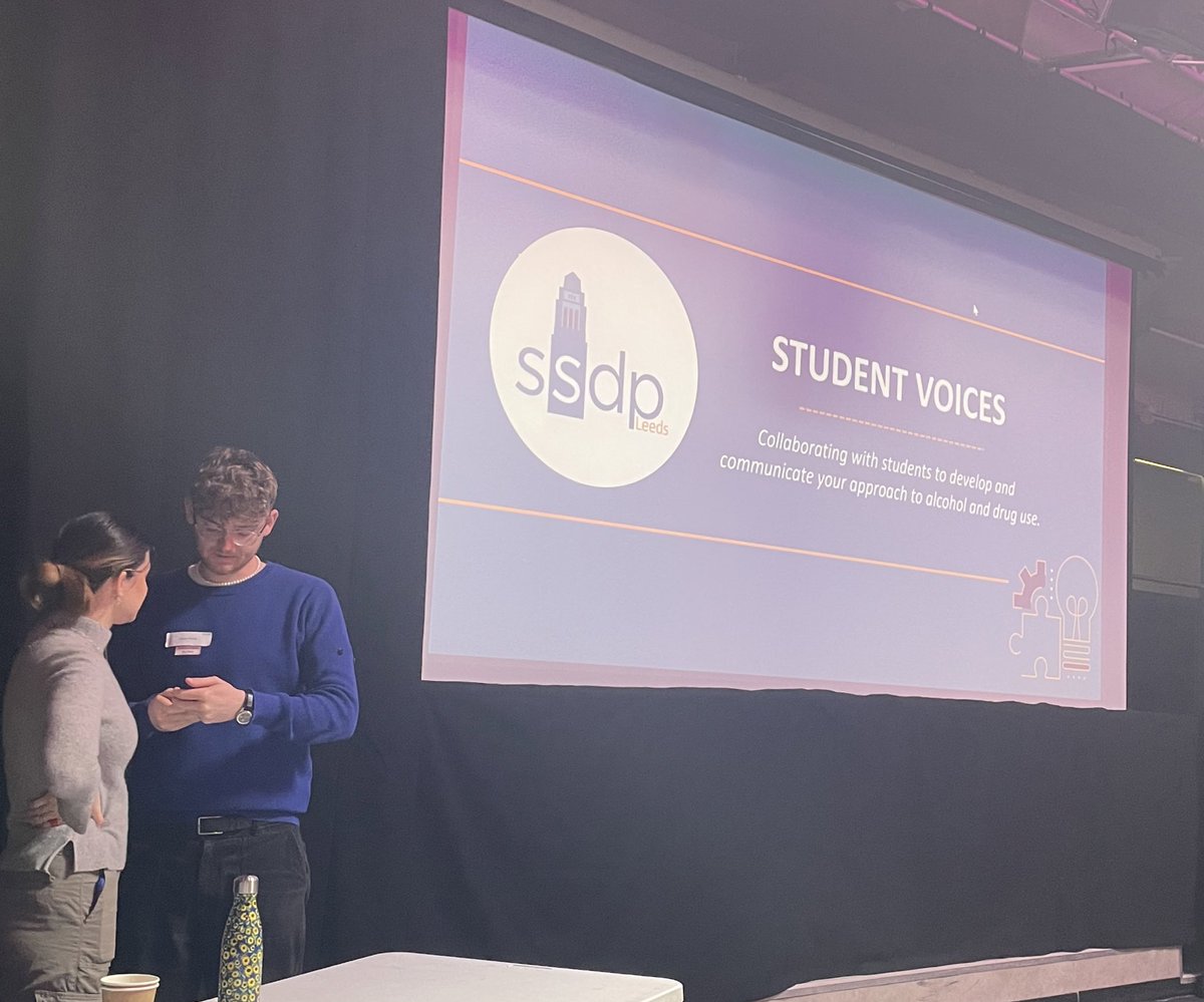 Session led by <a href="/SSDPLeeds/">SSDP Leeds - Students for Sensible Drug Policy</a> today at the <a href="/sosukcharity/">Students Organising for Sustainability🌍</a> National Student Drug &amp; Alcohol Conference, talking about how we can centre student voices in the work that we’re doing ✨