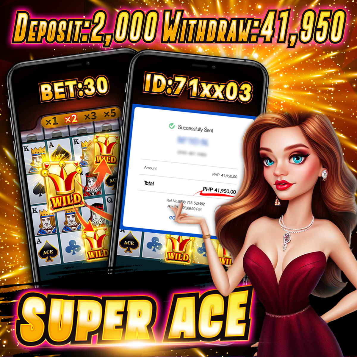 Gf777V2's tweet image. 🎉𝐂𝐨𝐧𝐠𝐫𝐚𝐭𝐮𝐥𝐚𝐭𝐢𝐨𝐧𝐬 𝐭𝐨 𝐨𝐮𝐫 𝐥𝐮𝐜𝐤𝐲 𝐣𝐚𝐜𝐤𝐩𝐨𝐭 𝐰𝐢𝐧𝐧𝐞𝐫, 𝐈𝐃:71𝐱𝐱03🎉
𝐟𝐨𝐫 𝐚 𝐭𝐨𝐭𝐚𝐥 𝐡𝐚𝐧𝐝 𝐩𝐚𝐲 𝐨𝐟 ₱48,950!!!

𝑻𝑬𝑳𝑬𝑮𝑹𝑨𝑴 : t.me/gf777vip
𝑹𝑬𝑮𝑰𝑺𝑻𝑬𝑹𝑯𝑬𝑹𝑬 : gfbets.com/downloadchanne…

#casino #baccarat #tongits