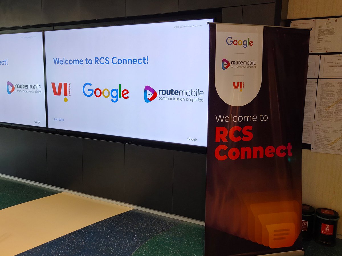 routemobile's tweet photo. 50+ brands participated in #RCSConnect, an event hosted by #RouteMobile, @GoogleIndia & @ViCustomerCare. We discussed the possibilities of #RCS #BusinessMessaging & how it can help brands engage with their users better.
#Google #RCSMessaging #IndustryEvent #CustomerEngagement https://t.co/NIaQP8hVvB