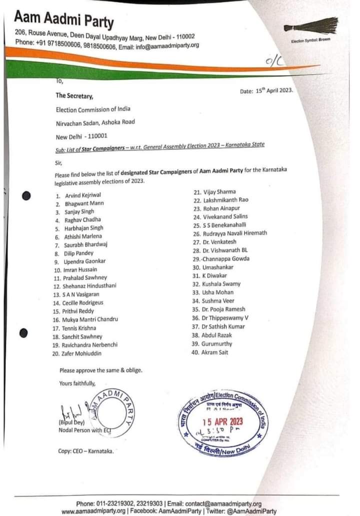 vasigaran20's tweet photo. I will strengthen my campaign to get not only the votes of Tamils ​​living in Karnataka but also the votes of Kannadas to vote for the broom symbol.Thanks to @ArvindKejriwal and AAP National leaders for selected me as a star campaigner @DrSandeepPathak @pankajgupta @SanjayAzadSln https://t.co/jpjTnhHSOR