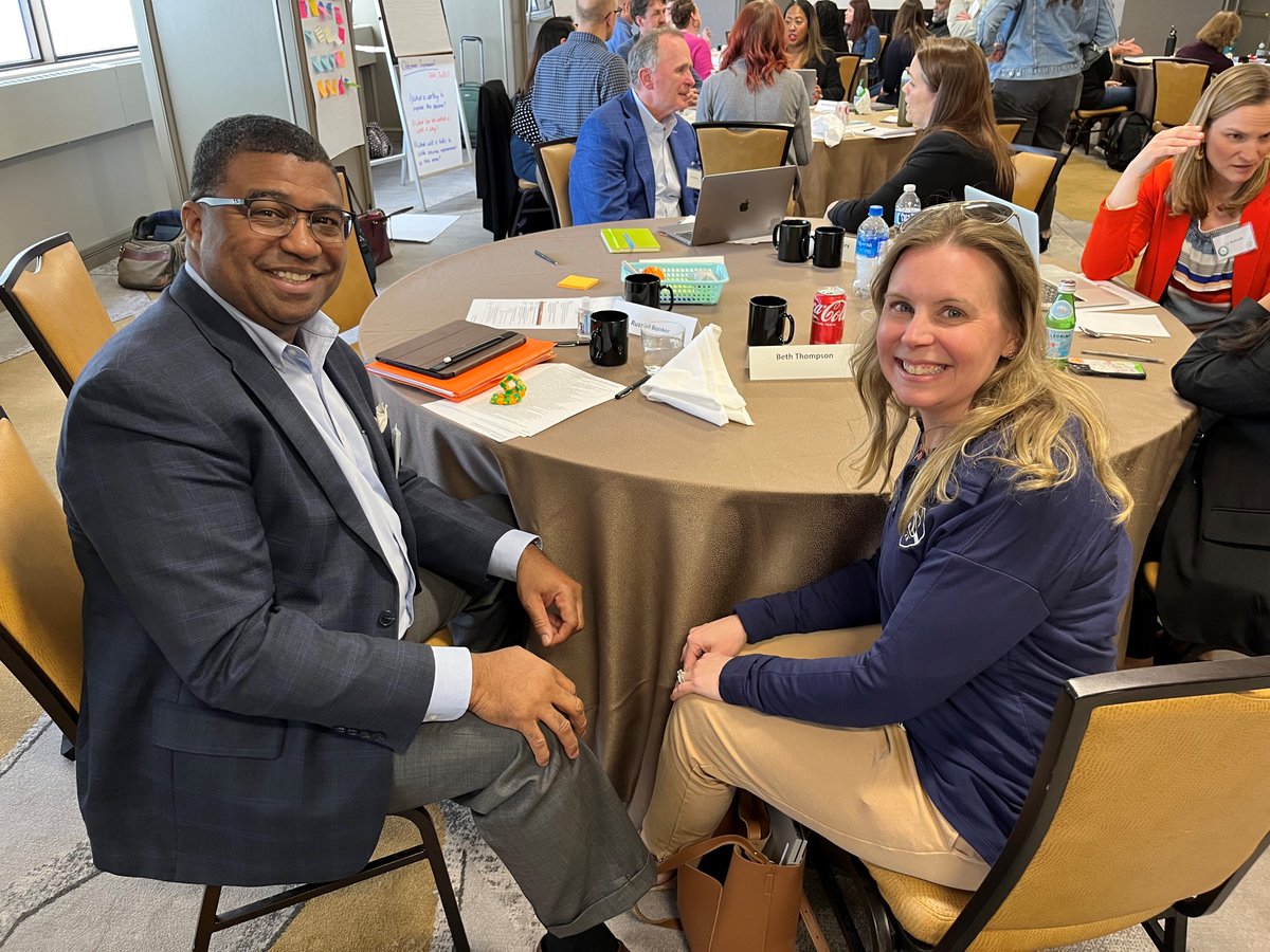 learnwsam's tweet photo. SAM CEO Russell Booker and Beth Thompson, Data Manager, are reviewing cradle-to-career data outcomes and strategies from other @strivetogether network partners in Atlanta to design strong strategies in Spartanburg's cradle-to-career network.
#dataoutcomes https://t.co/g8z2GMpKgQ