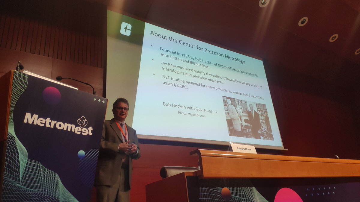 Metromeet's tweet photo. Continuing with the Metrology Standards for #Industry 5.0, Dr. Edward Morse explains the current status and future directions of the Quality Information Framework (#QIF)
#Metromeet2023 #XML #QPID #UUID #XSLT #metrology #qualityimprovement #data https://t.co/scrUsdCS5s