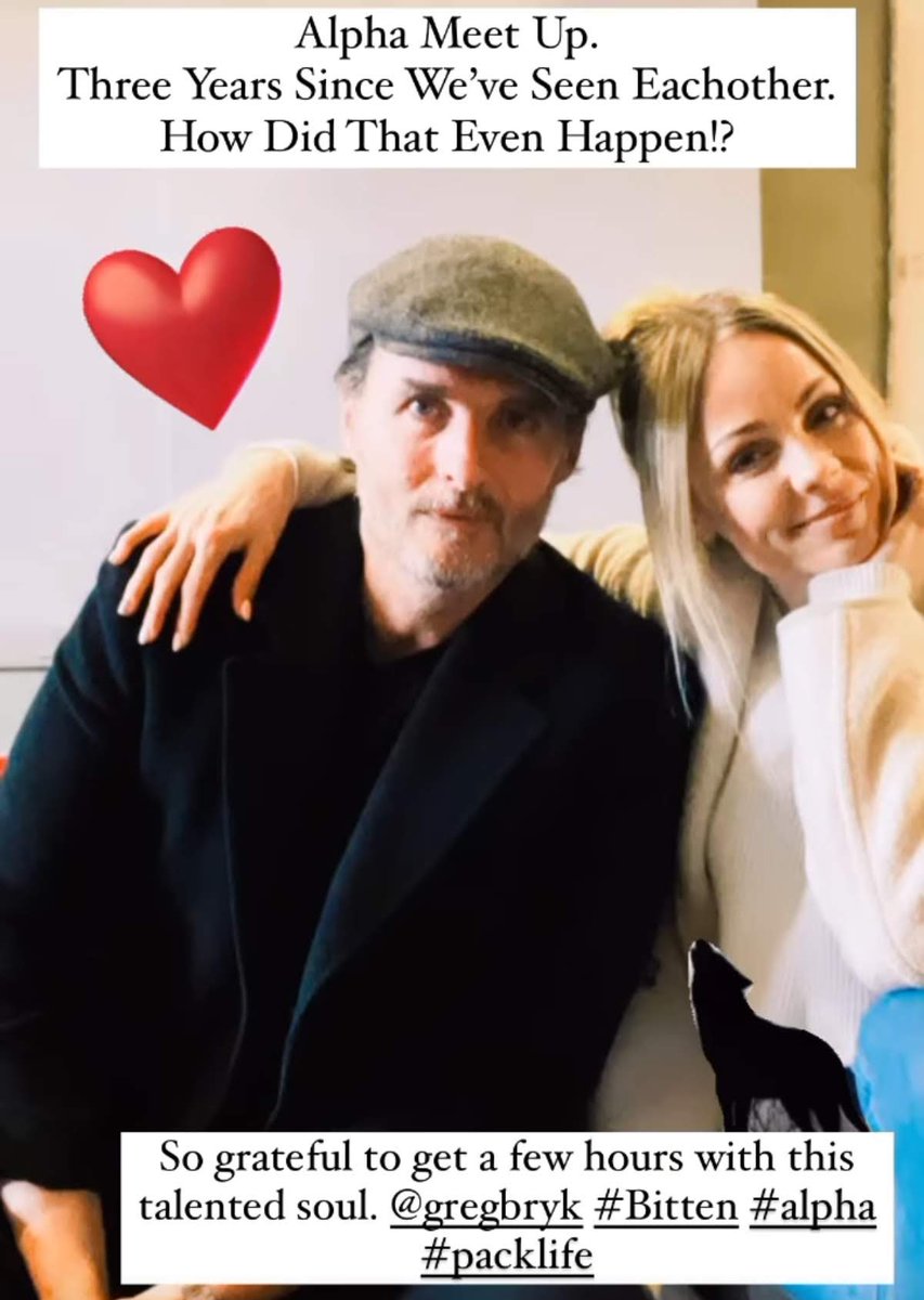 This!! 🐺💞#Bitten #WPP4Ever  #Pack4Life 📷:<a href="/Vandiekins22/">Laura Vandervoort</a> #gregbryk