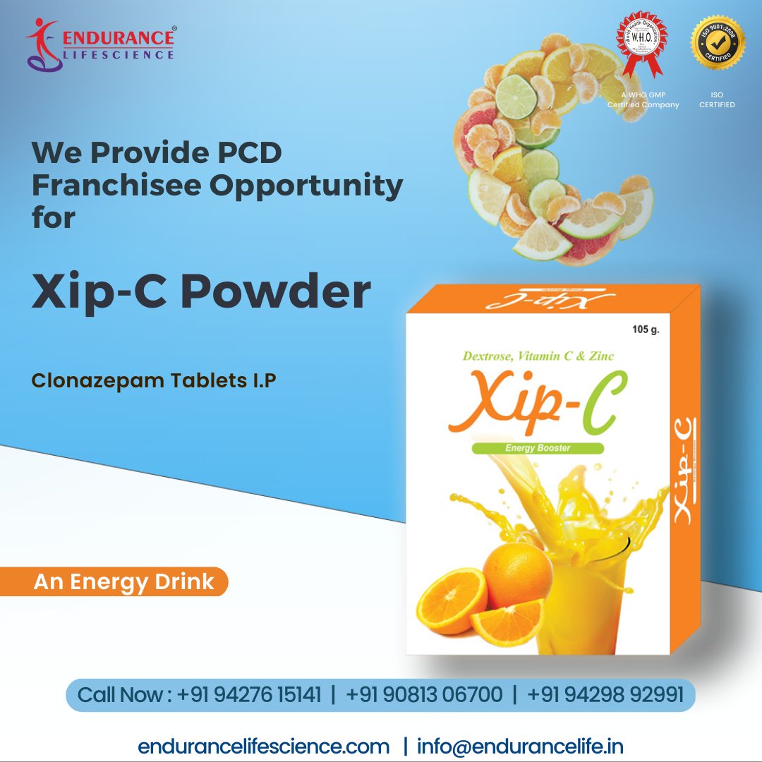 EnduranceLifes3's tweet photo. Unlock unlimited business opportunities and grow your venture with us! ๐ผ๐ฐ Join our PCD franchisee network for Xip-C Powder - the energy drink that fuels your ambitions.
#EnduranceLifescience #XipCPowder #PCDFranchisee #EnergyDrink #Ahmedabad https://t.co/tbJsQ0yIIN