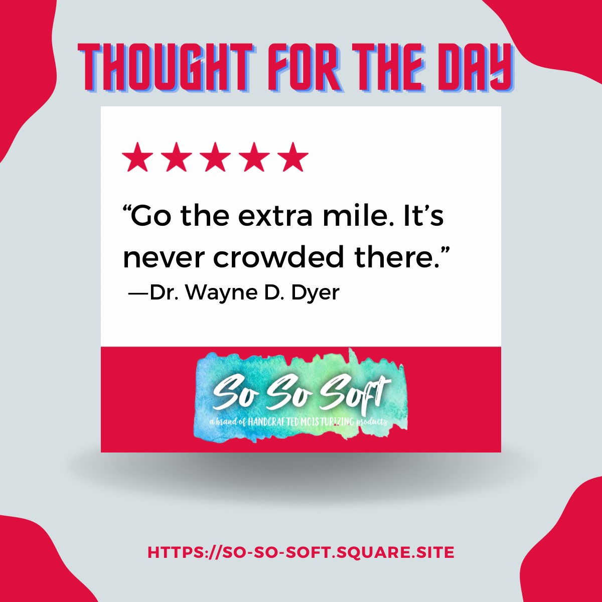 SoSoSoft19's tweet photo. Hey, Softies!
#extramile 
#thoughtfortheday https://t.co/PxdWnyWhhw