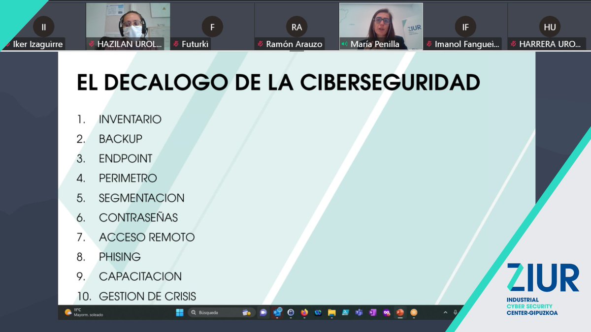 🗣Hoy hemos compartido con las #pymes de la comarca de @UrolaKostakoUE, un decálogo de buenas prácticas de #ciberseguridad, aplicable a los procesos y políticas internas de una empresa

▶️Entre otras cosas, hemos explicado cómo identificar y #proteger los activos físicos críticos