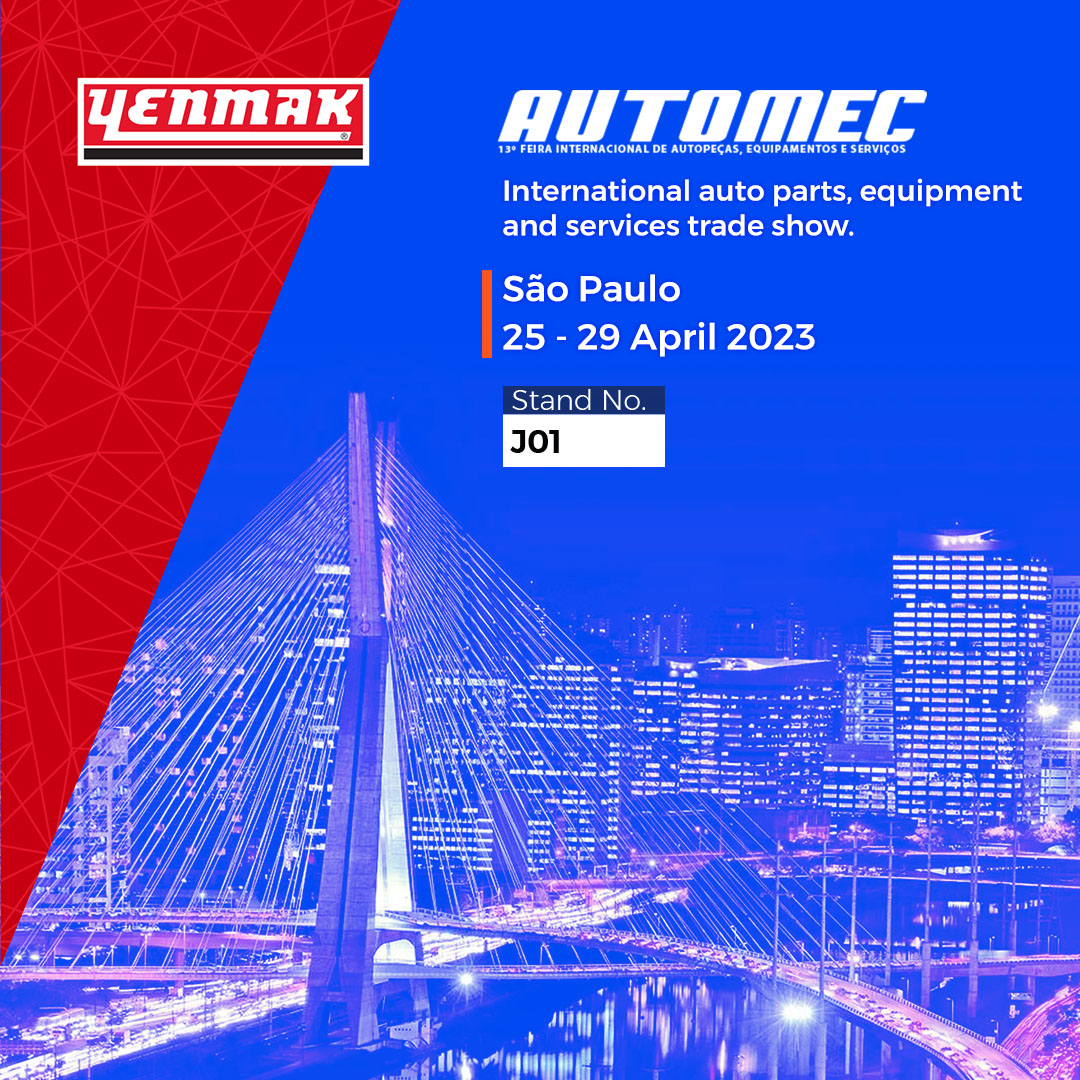 We would like to meet you at #AutomecFeira #saopauloexpo  2023 #exhibition. 🤝 We'il wait for you.

25 - 29 April 2023
Stand No J01

#yenmak #motorParçaları #engineParts #motorunuzdakiGüç #thePowerInYourEngine #cylinderliner #piston #fuar #exhibition #fair #feiraautomec