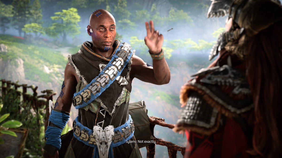 VGC_News's tweet photo. Horizon Forbidden West’s newly released DLC appears to once again set up a third game, with the late Lance Reddick's character planned to take a central focus.

https://t.co/V4qb8DON6H https://t.co/kKmi8Z23yl