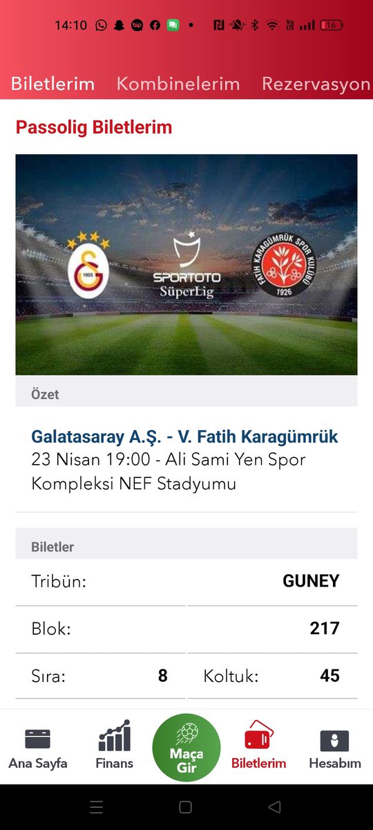 bune1324's tweet photo. #galatasaraybilet
Galatasaray Fatih Karagümrük maçına 2 adet Güney alt mevcuttur. https://t.co/roPlLfQgPT