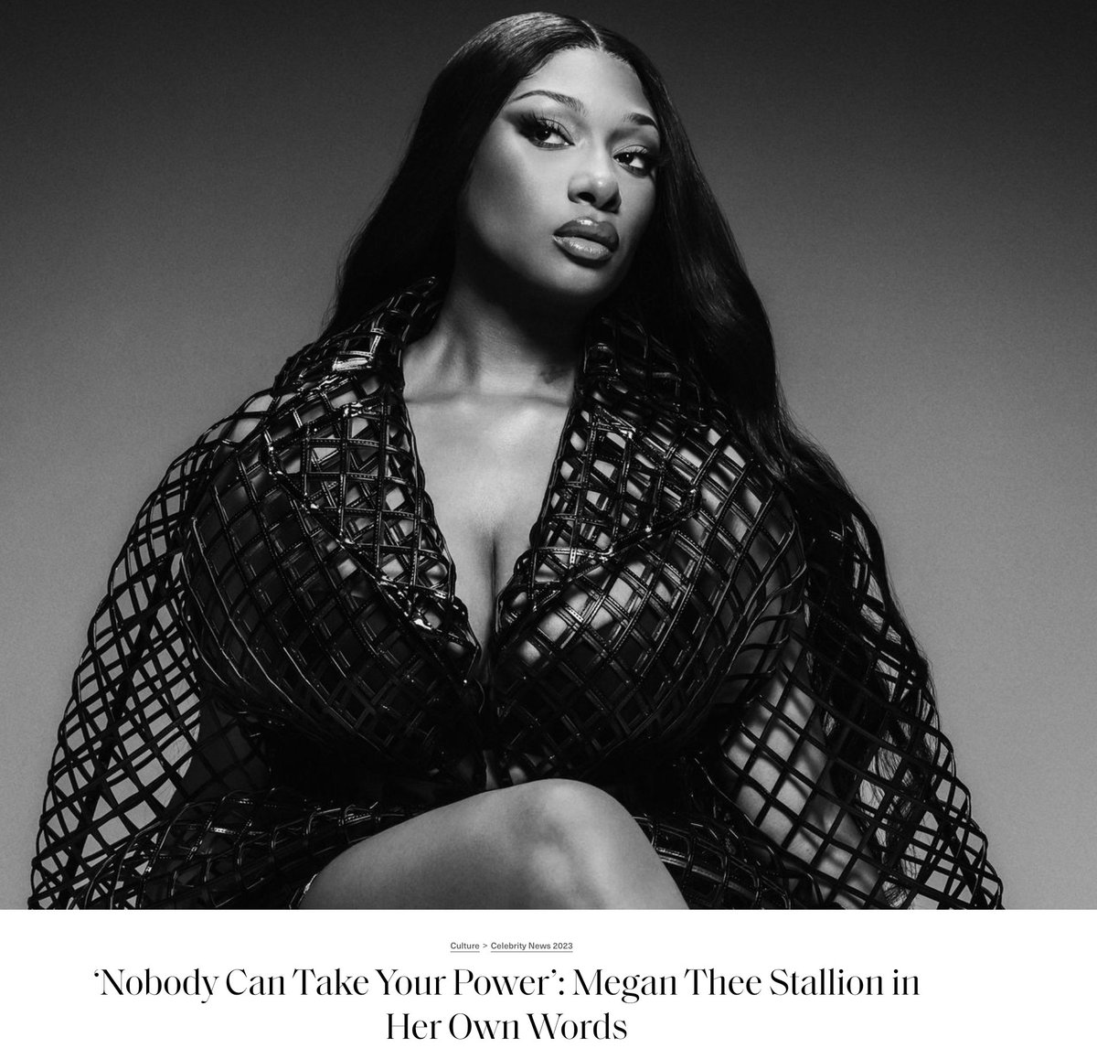 RealKellyJones's tweet photo. 5/Read the entire, amazing #MegantheeStallion Elle article here. #SeekJustice #LoveMercy #JusticeMom #MomvGoliath #DomesticViolence #NarcissisticAbuse:
https://t.co/5hNYDjFivz https://t.co/bG40tJJdED
