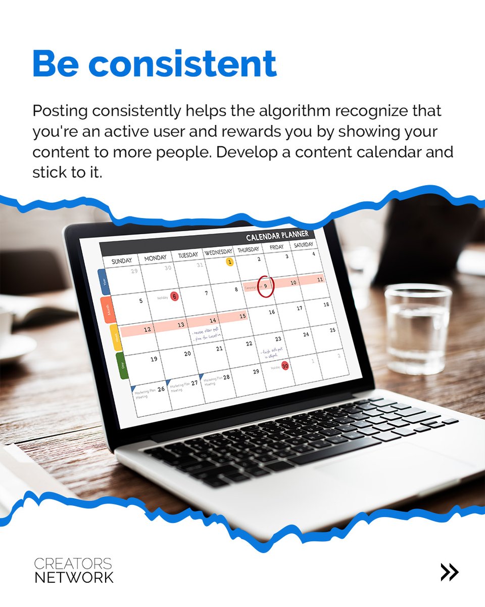 CreatorsNet_io's tweet image. &quot;Want to win over the social media algorithm?&quot; Focus on creating high-quality content that is relevant, engaging, and consistent. Encourage your followers to engage with your posts, and don&apos;t be afraid to utilize paid advertising to increase visibility.#SocialMediaAlgorithm