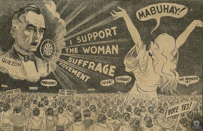 Commonw1935Era's tweet photo. Women's Suffrage in the Philippines was not easily granted. It was a long and arduous journey that began in the early 1900s.

 While we see the modern-day problems faced by women, let's take a look at the factors that led to the granting of women's suffrage in the Philippines. https://t.co/7Fxce55aCY