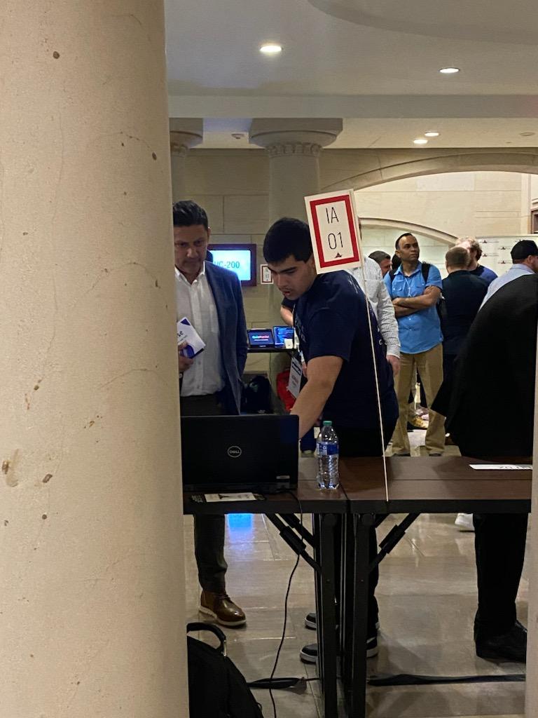 kkuhlers's tweet photo. In DC, in US Capitol, in action, @WaterlooSchools student representing #waterlooProud &amp; @growcedarvalley community.  Adrian demoing his @CongressionalAC Application built for @_JobFoundation  #ProgrammingOurFuture @AmyMiehe #BeBold Thank you Waterloo Schools Foundation @IowaSTEM https://t.co/jO4riD4EBu