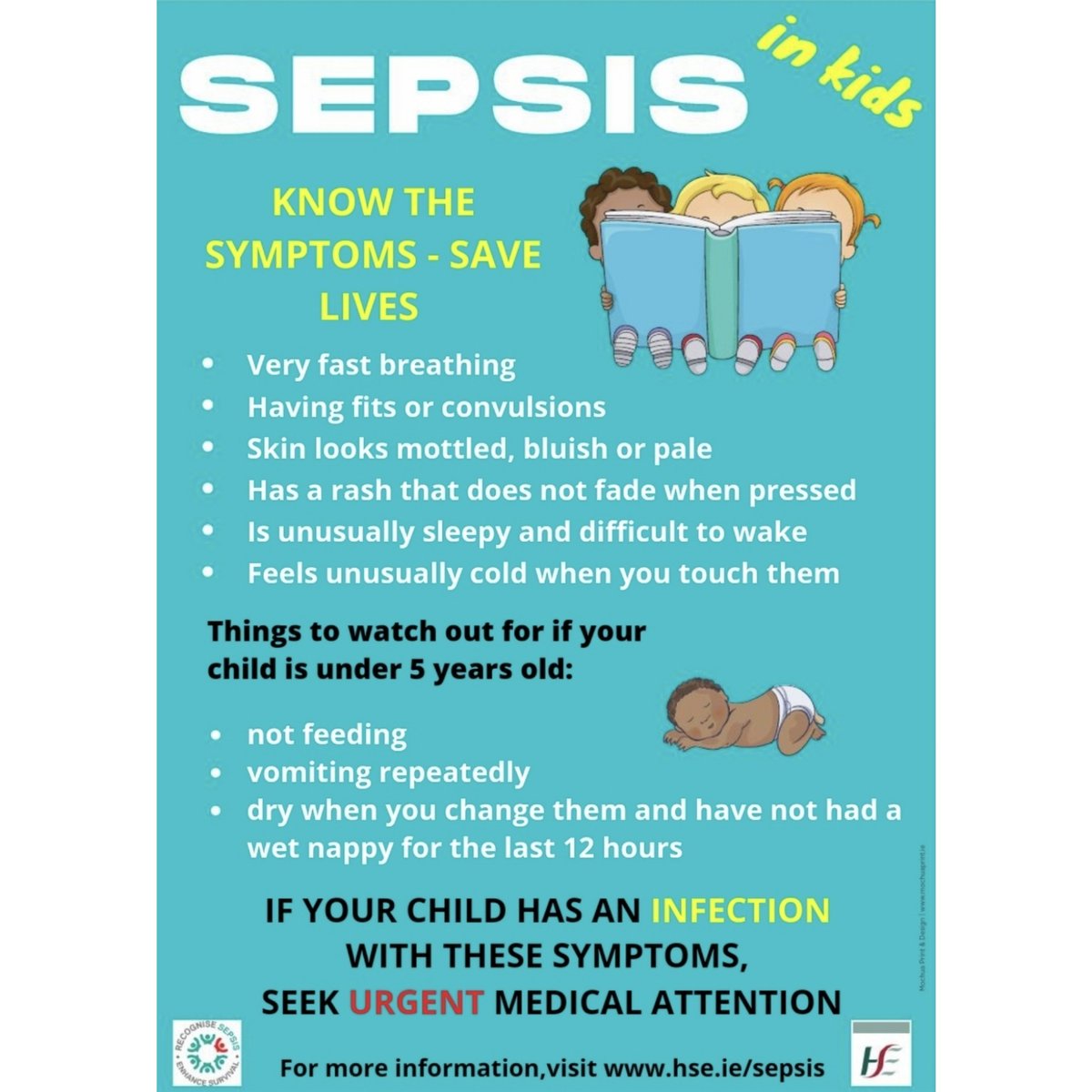 Suspect Sepsis - Saves Lives. Sepsis deaths are preventable deaths !

Early Recognition and Rapid Treatment are the keys to surviving Sepsis 

#PediatricSepsisweek
#Sepsis #SepsisAwareness
#Knowthesymptoms
#LilRedsLegacy
#SuspectSepsis 
#Justaskcoulditbesepsis