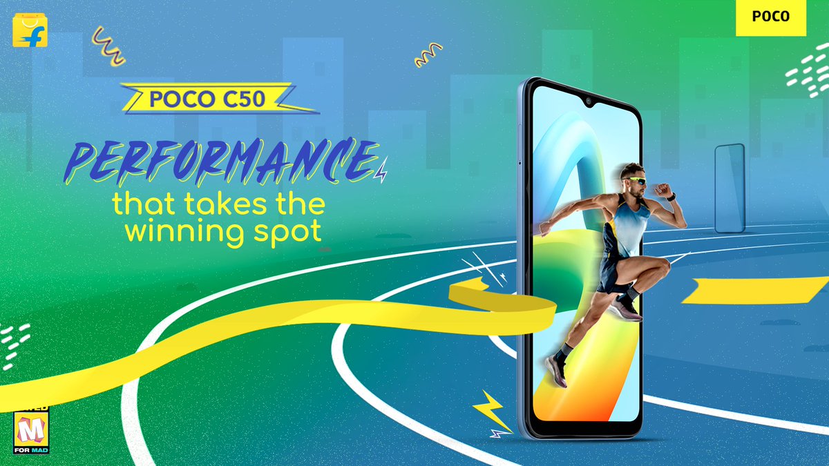 IndiaPOCO's tweet photo. With amazing performance, the #POCOC50 is ready to cut the chase and win the marathon for it’s top-notch efficiency.
Buy now: https://t.co/aatGvVNWSY
#SlayAllDay https://t.co/0lvt4ZPK1v