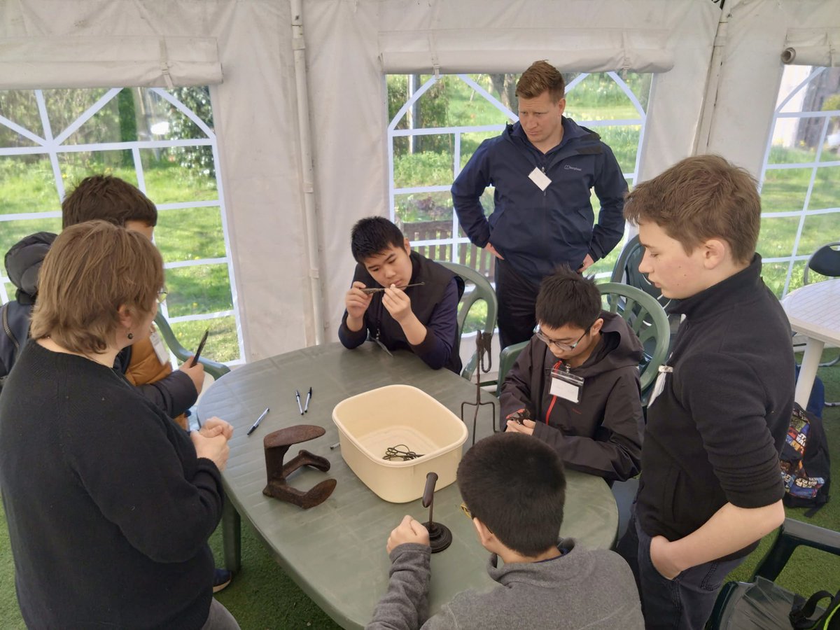 mgs_1515's tweet photo. Today 8W are visiting Blackden Trust, the home of Alan Garner. This is part of their enrichment course, Stars and Stones. The Blackden grounds have been inhabited continually by people since the Stone Age. #blackdentrust @BlackdenTrust https://t.co/H8tiNKqoA1