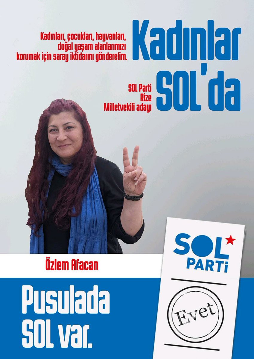 RizeSOL's tweet photo. ⭐️Rize'de SOL var,
SOL'un Sözü var!⭐️

#memleketeSOLgerek 
#pusuladaSOLvar
#rizedeSOLvar https://t.co/wU1F2UwpOb