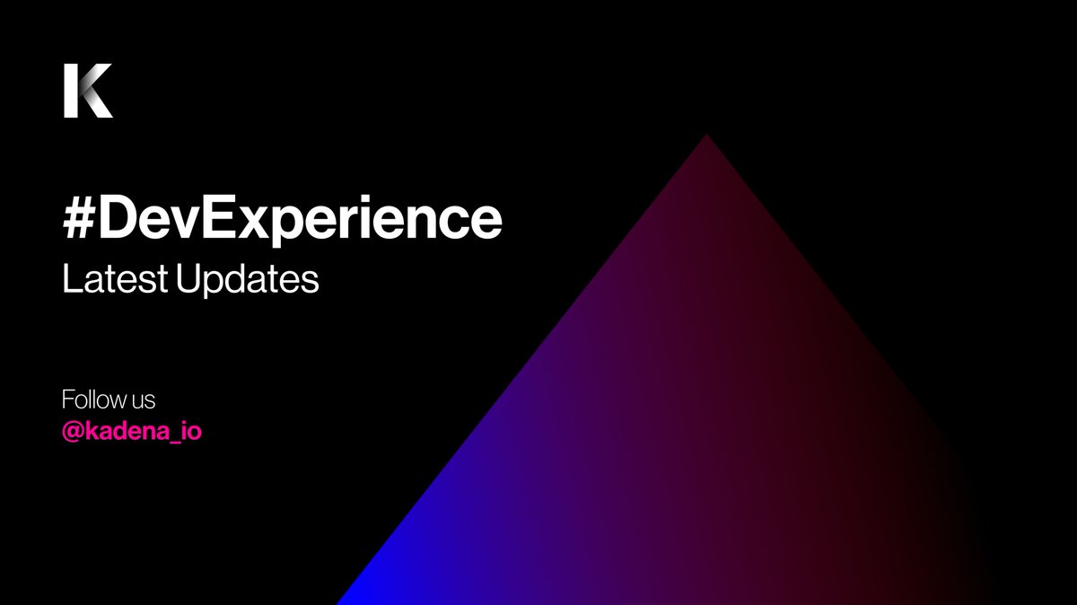 Randynamic_4's tweet image. @ #Kadenians, Here we go @kadena_io #DevExperience update nr.4!