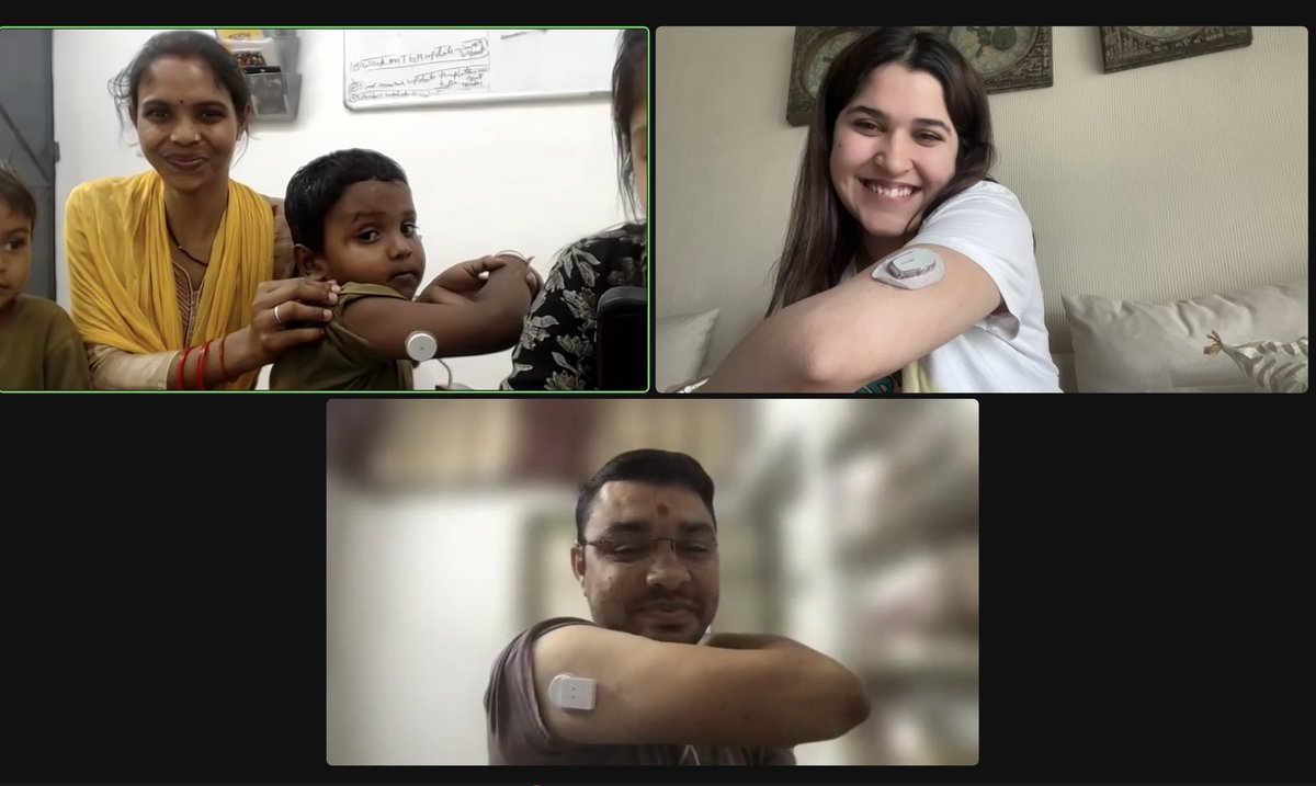 Jazzsethi95's tweet photo. Had the most heartwarming B2B with little Raman and his mother… 
He is being supported with Libre and insulin from the wonderful Harmony House in Delhi. 

Education ✅
Counselling mother ✅
Cyborg solidarity ✅✅ 

What a beautiful boy - he will thrive ♥️💙 

@diabesties1 https://t.co/gnd11TTMrQ