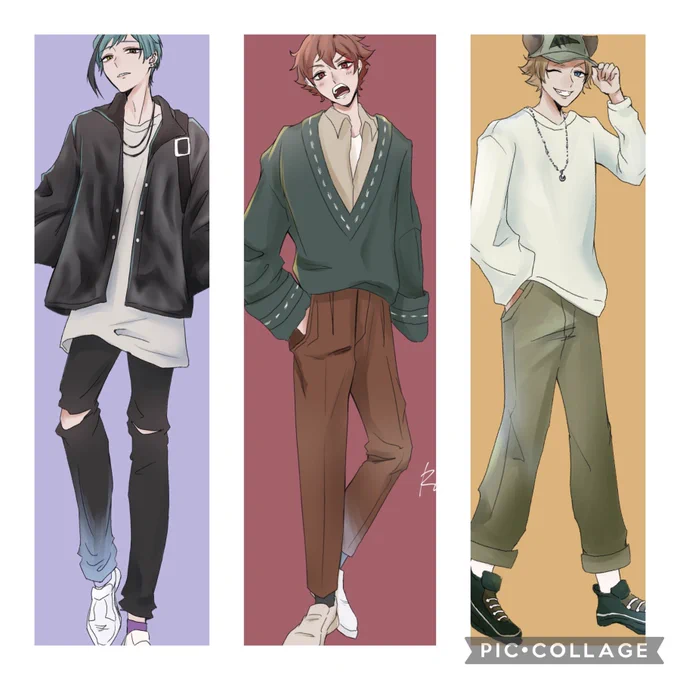 私服まあまあ描いてるよね?!夏服で描きたい 