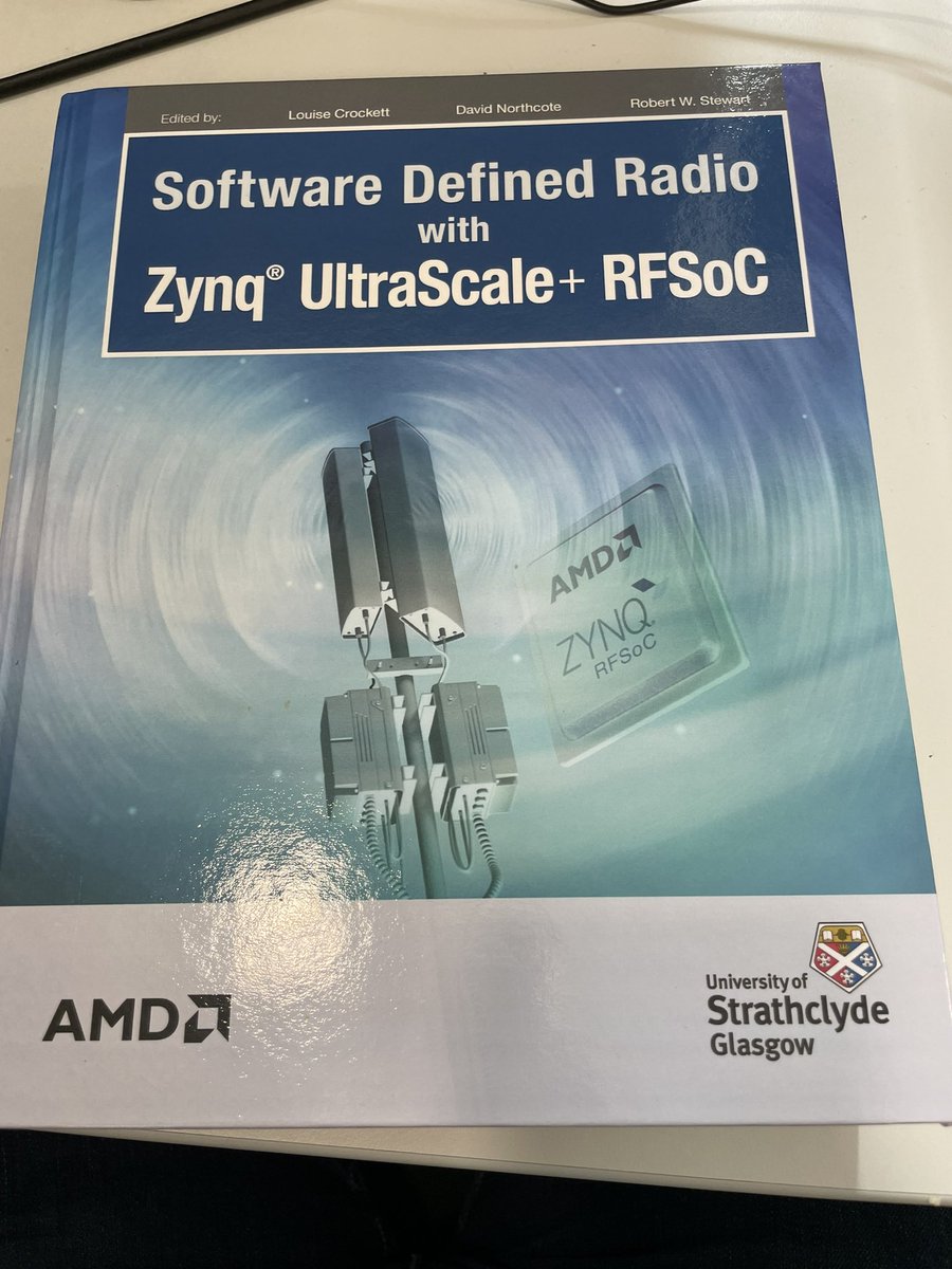 erimSa's tweet photo. What a quite serious and enjoyable present for an electronic engineer !
Marvelous book for RF engineering and RFSoC arch. π
#AMD #rfsoc https://t.co/WqjbZiCLtD