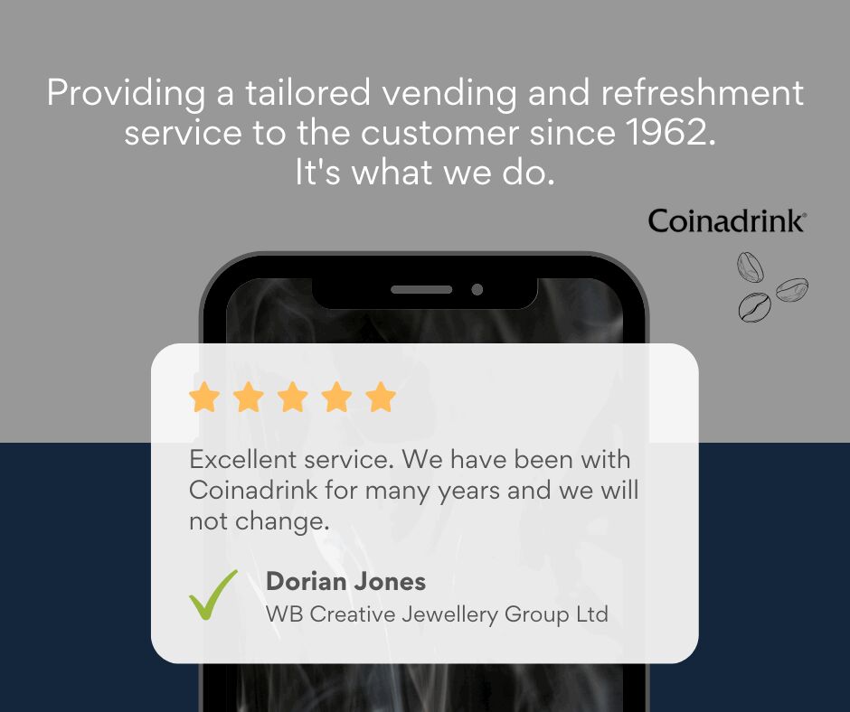 coinadrink's tweet image. Vending has been a fantastic workplace refreshment solution for generations. Choose an operator that brings out all the benefits. 

#vendingoperator #vendingservice #refreshmentservice #customersupport #customerfeedback #morethanjustvending 

bit.ly/3lTJFRu