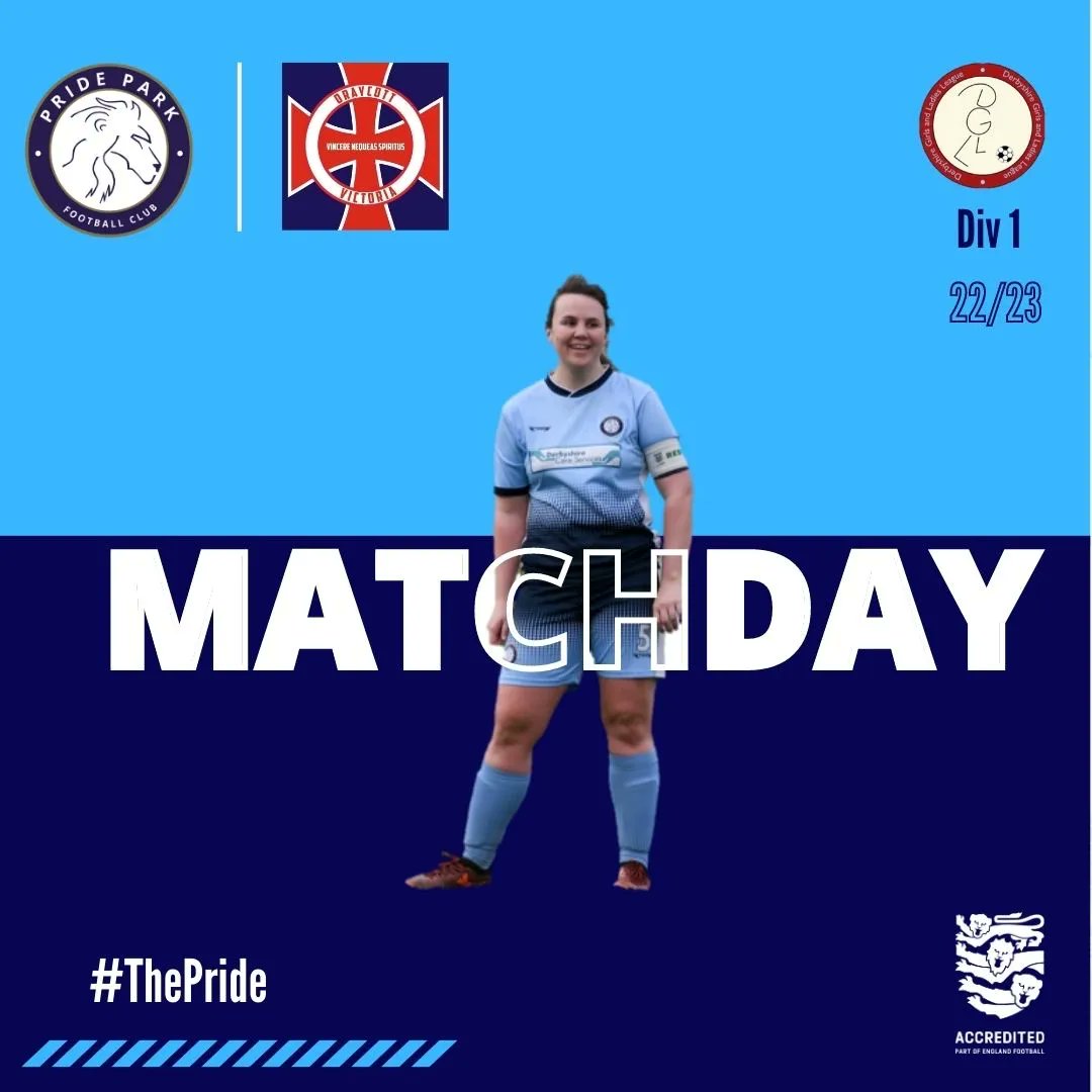 PridePark_FC's tweet photo. β½οΈ MATCHDAY!
π Draycott Victoria
π DGLL Div 1
π Weds 19 April
π KO 19.00
π Moorways Sports Village, Moor Lane, Derby DE24 9HY
#ThePride #PRIDRA
π free admission
π«no dogs permitted on site https://t.co/V2acM5WExv