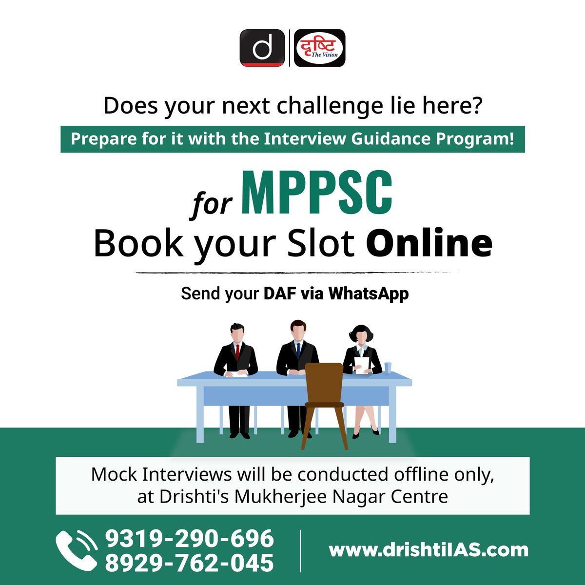 DrishtiPCS's tweet photo. Cleared #MPPSC Mains 2022! But not sure about your #Interview skills? With our #InterviewGuidanceProgram, we will help you to hone your presentational and thinking skills.
https://t.co/9Eg8z3dXcf
#MP #MadhyaPradesh #PCS #CSE #DAF #MPSCMockInterview #DrishtiInterviews #DrishtiIAS https://t.co/YsLEEgFZqG