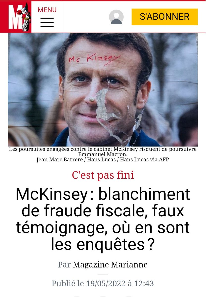 Le gouvernement promet de durcir la lutte contre la #fraudefiscale.

#McKinsey tremble...

#affairemckinsey
#mckinseymacrongate
#BrunoLeMaire