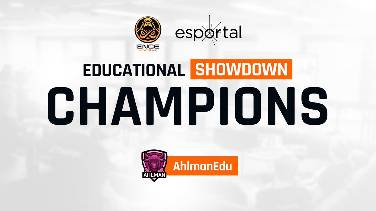 Kokonaiset kolme karttaa tiukkaa vääntöä, mutta lopulta mestaruuden nappaa @AhlmanKoulu 🏆 GGWP

Isot onnittelut voittajille sekä kiitokset kaikille osallistujille!

#EZ4ENCE #esportsfi