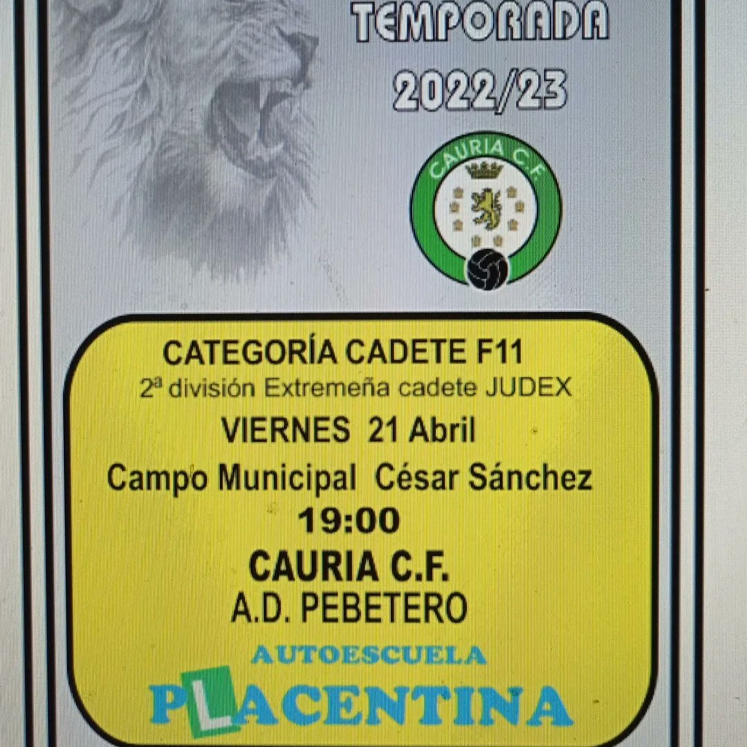 CAURIA C.F TECNIFICACIÓN Y VALORES tweet media