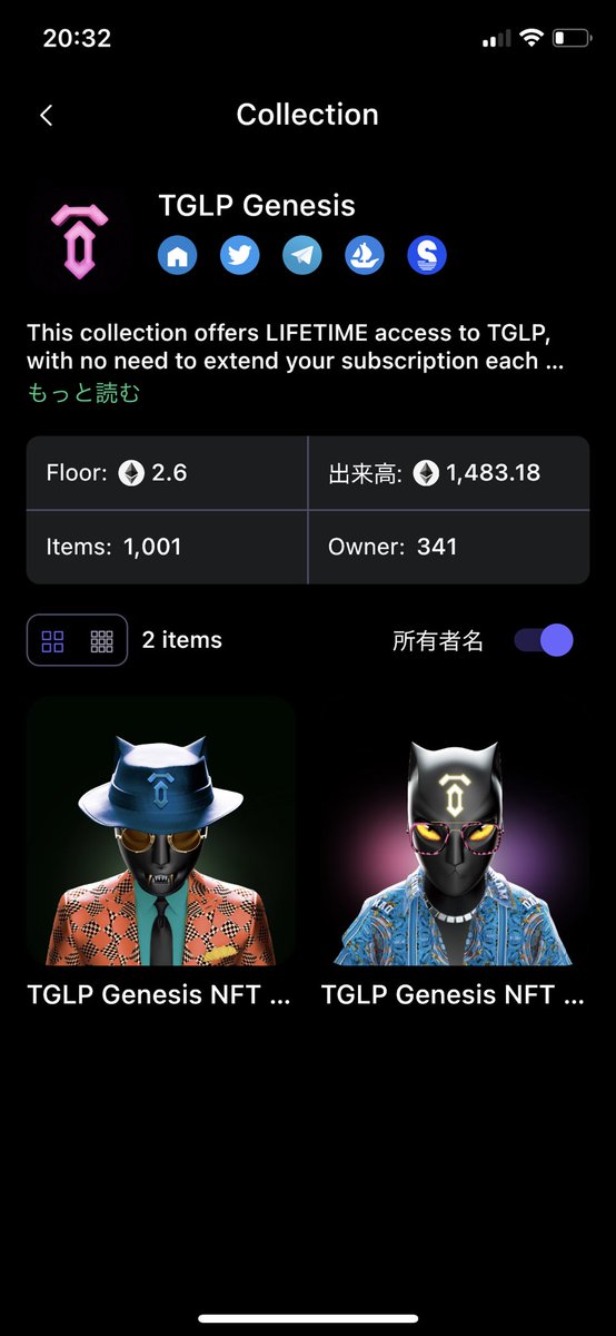 暇すぎてまた買ってしまった。
#10set
#Tenset
#TGLP
#GenesisNft