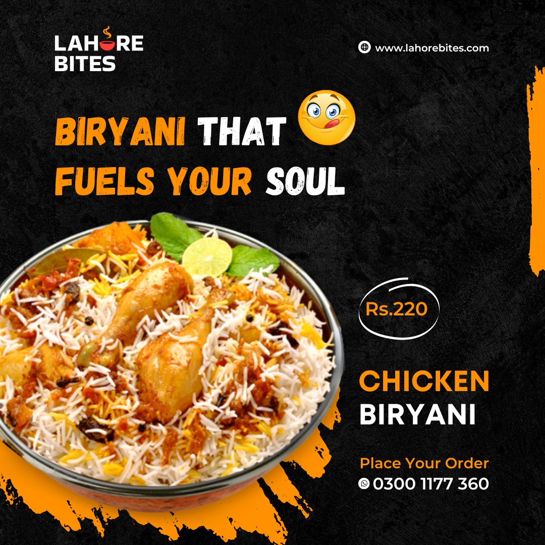lahorebites's tweet photo. Spice up your life and fuel your soul with a yummy plate of biryani! ๐ฅ๐ฅ
Order in just one click https://t.co/TUqEGRBhoD
#lahorebites #umt #biryani #biryanilovers #briyaniforlife #foodpanda #onlinefoodpanda #foodiesoflahore #foodiesofinstagram #lahorifoodie #loveforfood https://t.co/R21imXSyim