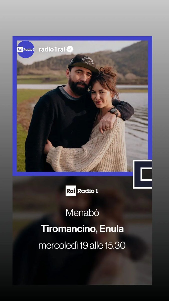 Tiromancina's tweet photo. Oggi alle 15.30 Fede e Enula a Menabo', Radio1 Rai
@Tiromancino #igstories 
@enula @Radio1Rai 
#duerose #tiromancino #enula #radio1 #rai https://t.co/CCUx20BYSv