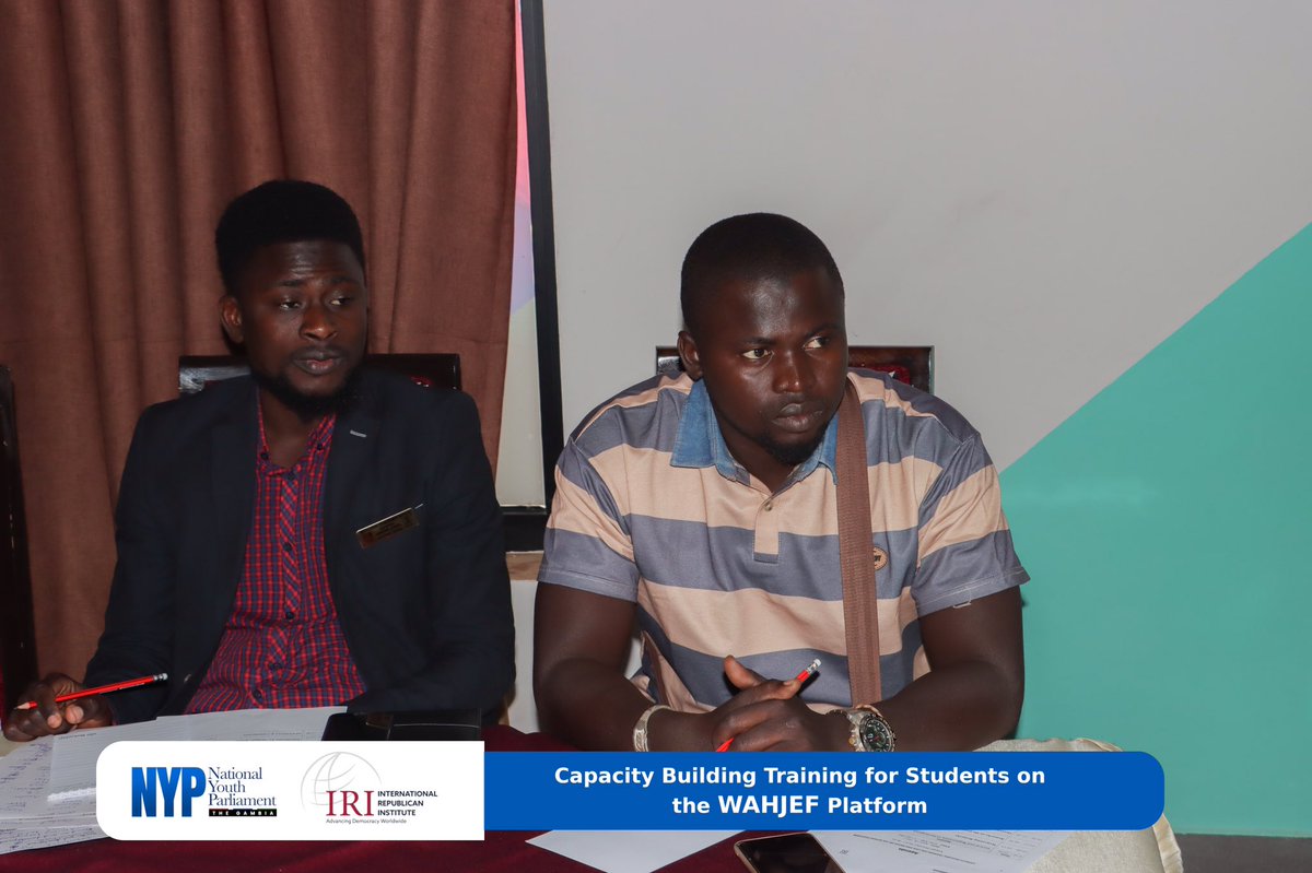 Today, we conducted capacity building training for students on the Wahjef platform. 

This is to ensure they are familiar and enlightened on the content of the platform, also to help them measure the activities of their NAMs, thus ensure accountability and Transparency.