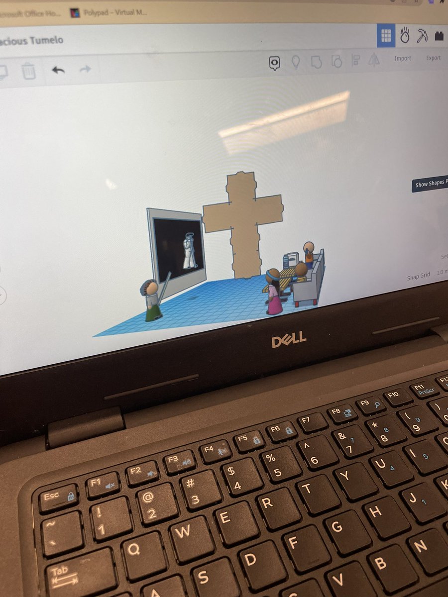 carnelosclass's tweet photo. STEAM challenge #2 ✅ Design your dream classroom. They’re becoming experts on @tinkercad thanks to our @NotreDameHCDSB co-op student who taught them the basics and is there to answer all their questions. @hcdsbsteam @StTimothyHCDSB https://t.co/RVCYCVH1l3