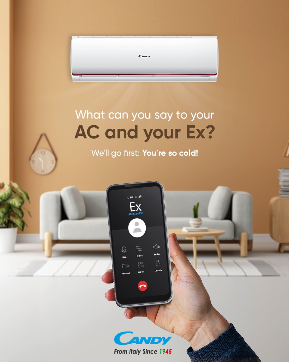 AppliancesCandy's tweet photo. Bring home someone that will keep you comfy! Shop Candy Air Conditioner on Flipkart. https://t.co/MSzMaye6ct

#Candy #CandyAppliances #HomeAppliances #Flipkart #ShopNow #CandyonFlipkart #AirConditioners #CandyAC #CandyAirConditioner https://t.co/0uD2Ad1IM0