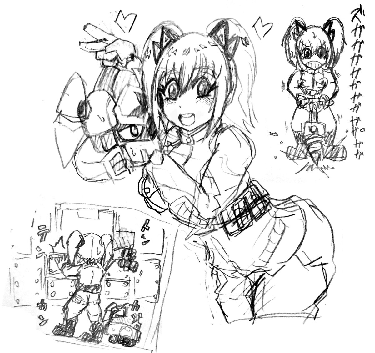 シャルロッテちゃんのラフ超供養 キャラシ投稿しただけで終わりそうじゃ〜〜〜〜っっっっっ 